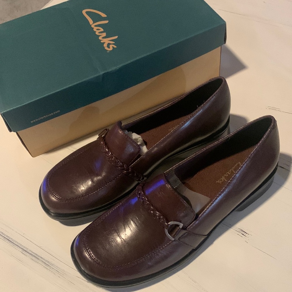 NWT Clarks loafers brown size 8.5 - Picture 2 of 12